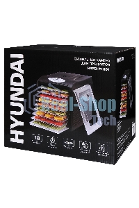 Сушка для фруктов и овощей Hyundai HYFD-P1801 18под. 700Вт черный