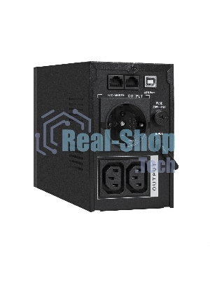 Источник бесперебойного питания ExeGate SpecialPro Smart LLB-650.LCD.AVR.1SH.2C13.RJ.USB 650VA/360W, LCD, AVR,1*Schuko+2*C13, RJ45/11,USB, металлический корпус, черный