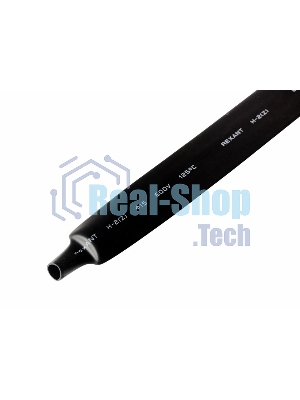 Трубка термоусаживаемая ТУТ 18,0/9,0мм, черная, упаковка 50 шт. по 1м, PROconnect