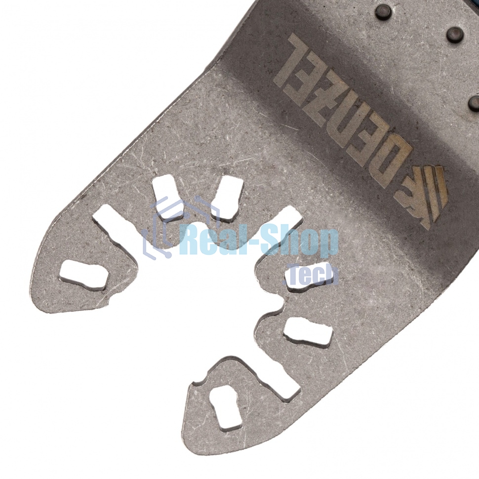 Насадка для МФИ Denzel режущая пазовая прямая, HCS, по дереву, 20 х 1,4 мм, мелкий зуб