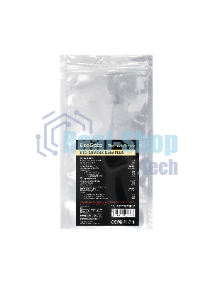 Термопаста ExeGate EX296086RUS ETG-10WMK Gold PLUS (10,4 Вт/(м•К), 4г, шприц с лопаткой)