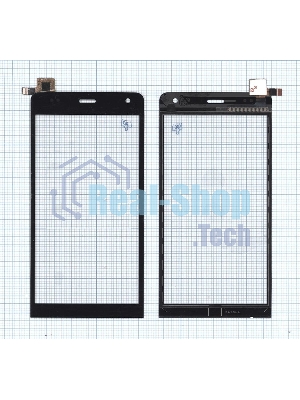 Сенсорное стекло (тачскрин) для Explay Neo, черное
