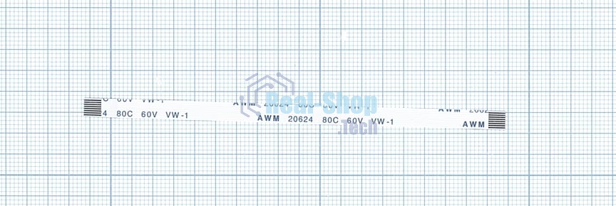 Шлейф универсальный 8pin, шаг 0,8мм, длина 10 см