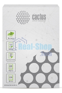 Бумага Cactus CS-OPB-A480250 класс B CS-OPB-A480250 A4/80г/м2/250л./белый CIE153% общего назначения(офисная)