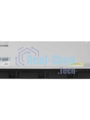 Сетевое хранилище SMB QNAP TS-464eU-8G NAS 4 HDD trays, rackmount 1U, 1 PSU. 4-core Intel Celeron N5105/N5095 2.0-2.9 GHz, 8 Gb RAM, 2x2.5GbE, 2xUSB 3.2 Gen 2 (10Gbps), 2xUSB 2.0, 1xHDMI, 2xM.2 PCIe Gen 3 x1 slots, W/o rail kit RAIL-B02