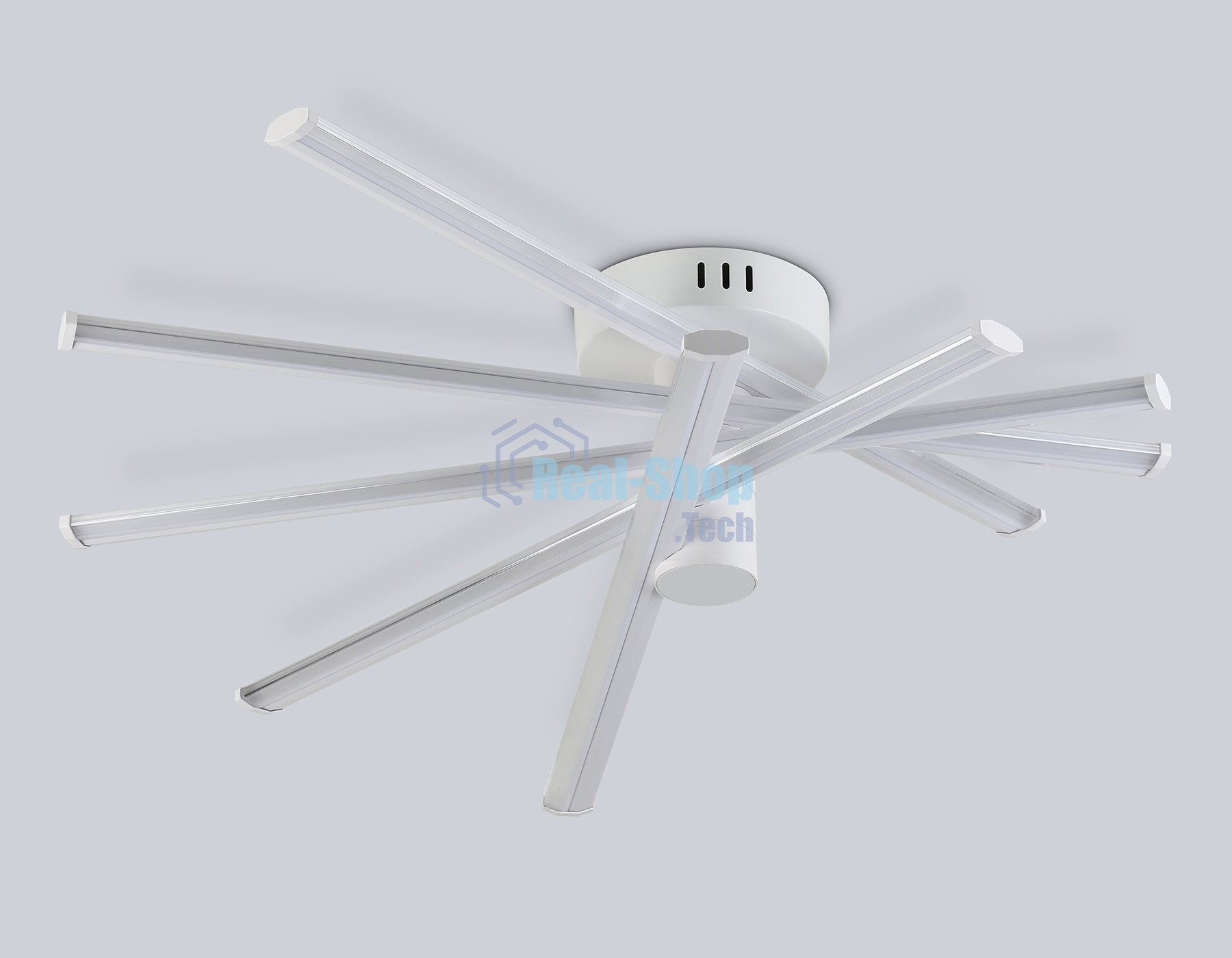 Потолочный светодиодный светильник Ambrella light FL6221 WH белый 70W 3000K-6400K 605*605*170 (ПДУ ИК)