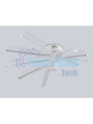 Потолочный светодиодный светильник Ambrella light FL6221 WH белый 70W 3000K-6400K 605*605*170 (ПДУ ИК)