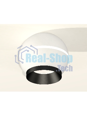 Светильник Ambrella Light XS1101011 SWH/PBK белый песок/черный полированный MR16 GU5.3 LED 3W 4200K (C1101, N7031)