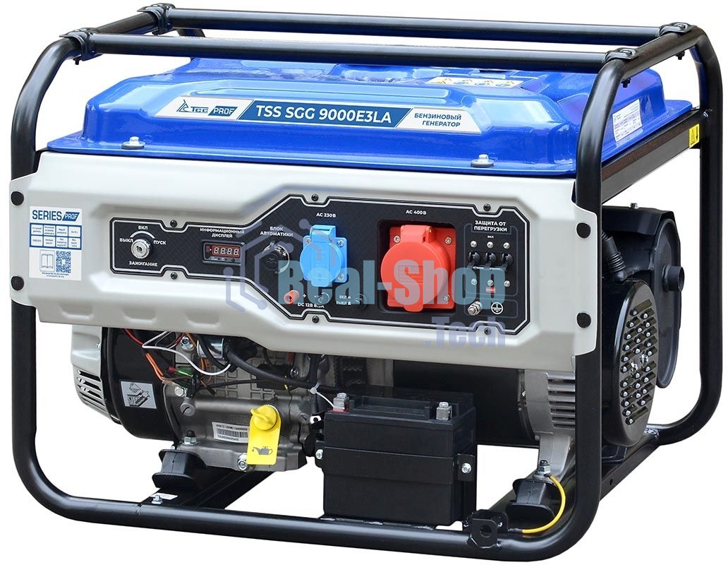 Электрогенератор бензиновый ТСС TSS SGG 9000E3LA, 8.5 кВт, 80 дБ, 88 кг