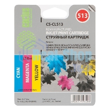 Картридж струйный Cactus CS-CL513 трехцветный (12 мл) для Canon Pixma MP240/MP250