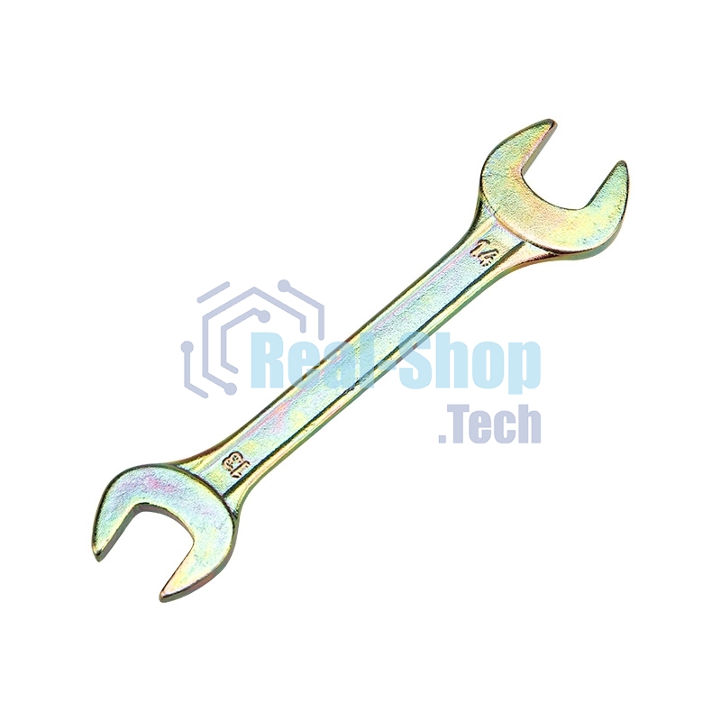 Ключ гаечный рожковый Rexant 13х14 мм, желтый цинк