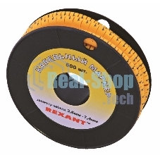 Маркеры на кабель Rexant ø 3,6...7,4 мм, цифры 0-9, комплект 10 роликов (EC-2)