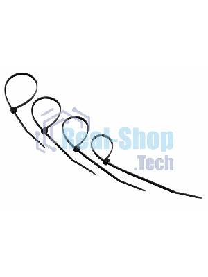 Хомут-стяжкa нeйлонoвая Rexant 150x2,5 мм, черная, упаковка 25 шт.