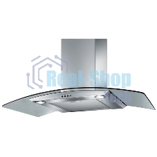 Вытяжка каминная Jetair TORY P 60 INX серебристый/прозрачный, 60 см, 700 куб. м/ч, 62 дБ