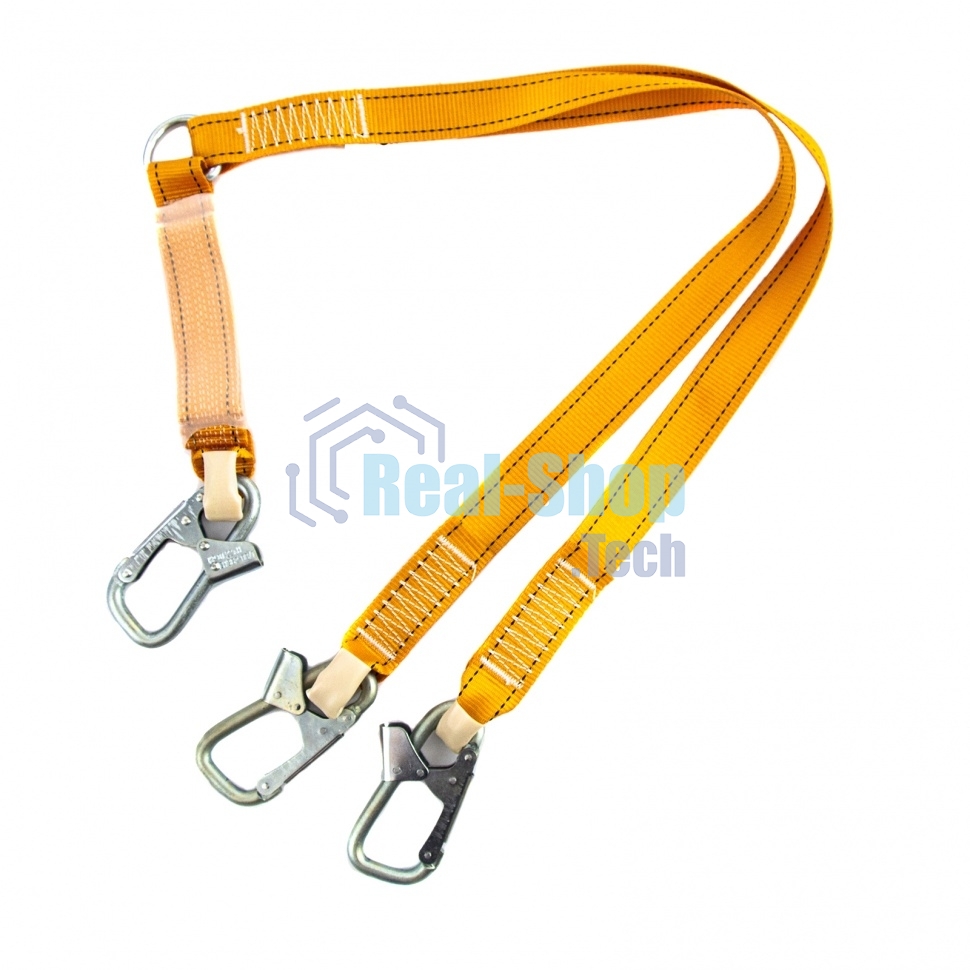 Строп ленточный Сибртех двойной нерегулиуемый с амортизатором, модель 