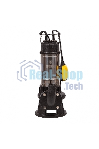 Фекальный насос Denzel FP1800-KS, 1800 Вт, напор 17 м, 26000 л/ч, нож-измельчитель 99806