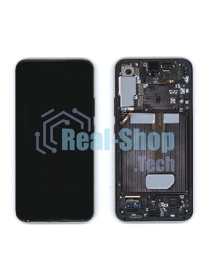 Дисплея для Samsung Galaxy S22 Plus SM-S906B в сборе с тачскрином ServicePack, черный (GH82-27500A)