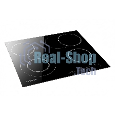 Встраиваемая электрическая варочная панель Samsung NZ64T3516AK/WT, 55 х 575 х 505 мм, стеклокерамика, скошенный край, черный