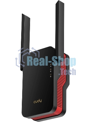 Повторитель беспроводного сигнала Cudy RE3000 AX3000 Wi-Fi черный