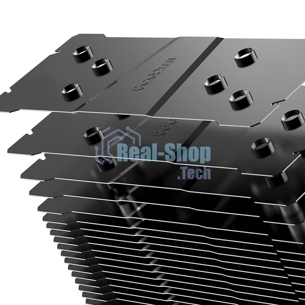 Кулер PCCooler Paladin EX300S черный 120мм алюминий+медь 1800rpm 28.6db 4-pin 125W 157мм