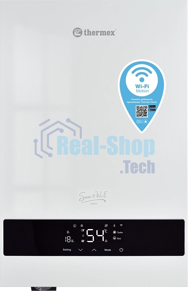 Котел электрический Thermex Sonne 12 Wi-Fi белый