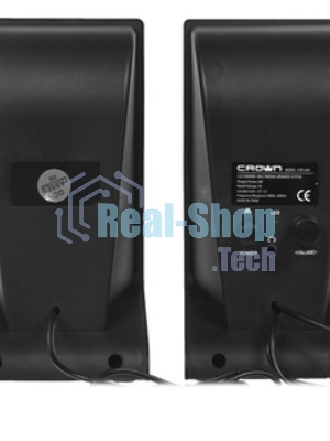 Колонки Crown CMS-601 чёрный, 2.0, 6 Вт, AUX