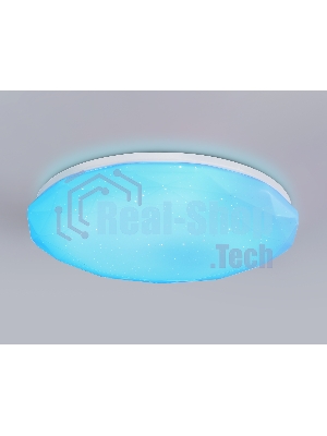 Светодиодный светильник RGB Ambrella light FZ418 WH белый IP20 66W 3000K-6500K+RGB D480*65 (ПДУ ИК)