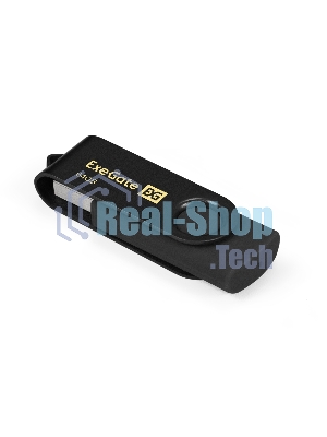 Exegate EX302054RUS USB-флеш накопитель ExeGate Jet 64GB черный (USB2.0, 480Mbps, пластик/металл)