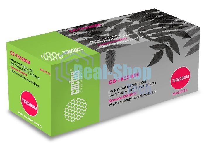 Картридж лазерный Cactus CS-TK5280M пурпурный (11000 стр.) для Kyocera ECOSYS P6235cdn, M6235cidn, M6635cidn