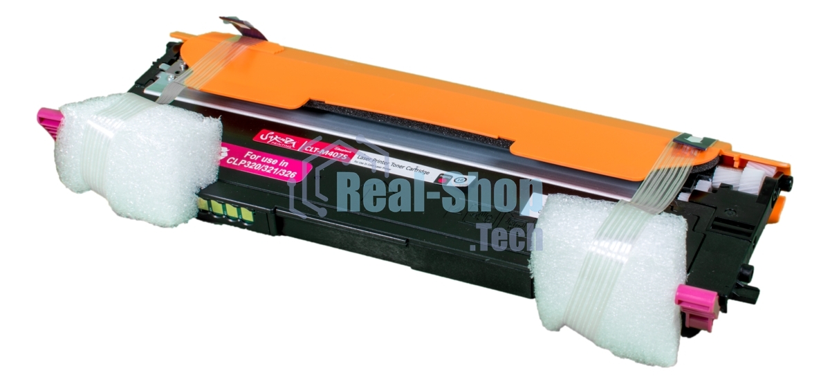 Картридж лазерный Sakura CLTM407S для Samsung CLP-320/325, CLX-3185, пурпурный, 1000 к.