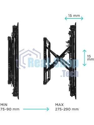 Настенное крепление ONKRON PRO7G для видеостен 50”-70