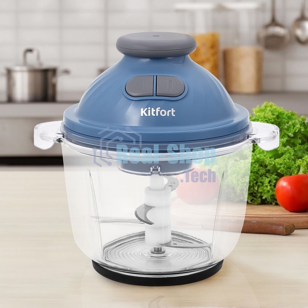 Измельчитель электрический Kitfort КТ-3013 2л. 400Вт сиреневый