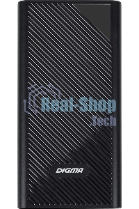 Портативный аккумулятор Digma DGP-30000-4U Li-Pol 30000mAh 3A черный 2xUSB