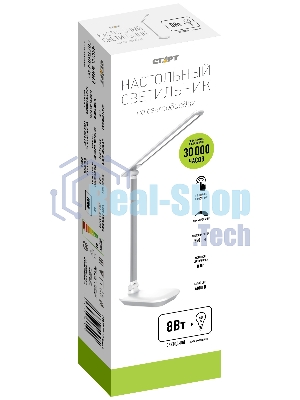 Светильник Старт CT112 настольный на подставке белый 8Вт