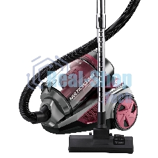 Пылесос Starwind SCV2520 красный/серый, 400/2500 Вт, уборка сухая, пылесборник контейнер, 3 л