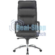 Кресло руководителя Бюрократ T-9927SL черный, кожа, крестовина металл хром