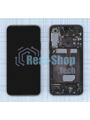 Дисплея для Samsung Galaxy S22 Plus SM-S906B в сборе с тачскрином ServicePack, черный (GH82-27500A)