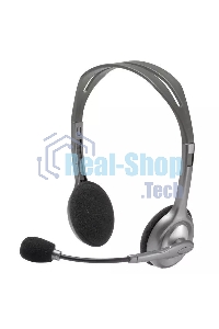 Гарнитура проводная Logitech Headset H110 grey (981-000472/981-000271)