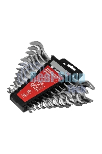 Набор ключей рожковых Matrix, 6 х 32 мм, 12 шт., CrV, хромированные