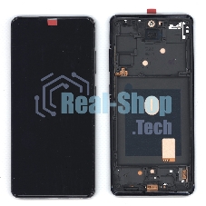 Дисплей (модуль) для Samsung Galaxy S20 FE SM-G780F в сборе с тачскрином и рамкой TFT черный