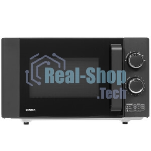 Микроволновая печь Centek CT-1573 серый, 20 л, 700 Вт, переключатели - поворотный механизм