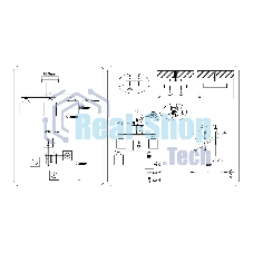Светильник Ambrella light TR303041/4 WH белый E27/4 max 60W 420*420*260