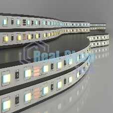 Лента светодиодная 5050 24V 60Led 10W IP20 / 60LED 10W IP20 MIX 3300/6500 теплый белый/холодный белый