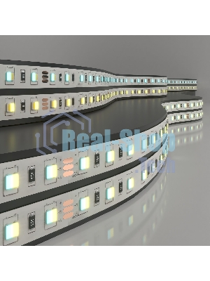 Лента светодиодная 5050 24V 60Led 10W IP20 / 60LED 10W IP20 MIX 3300/6500 теплый белый/холодный белый