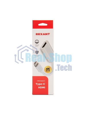 Переходник Rexant Type-C (Male) - HDMI (Female)