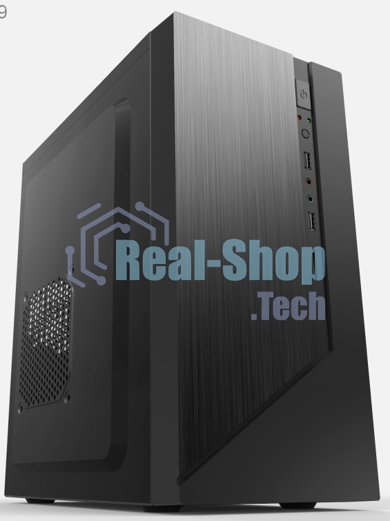 Компьютерный корпус Сase Forza mATX, 450W, 2xUSB 2.0, Black, w/o FAN, 12 см fan PSU, power cord