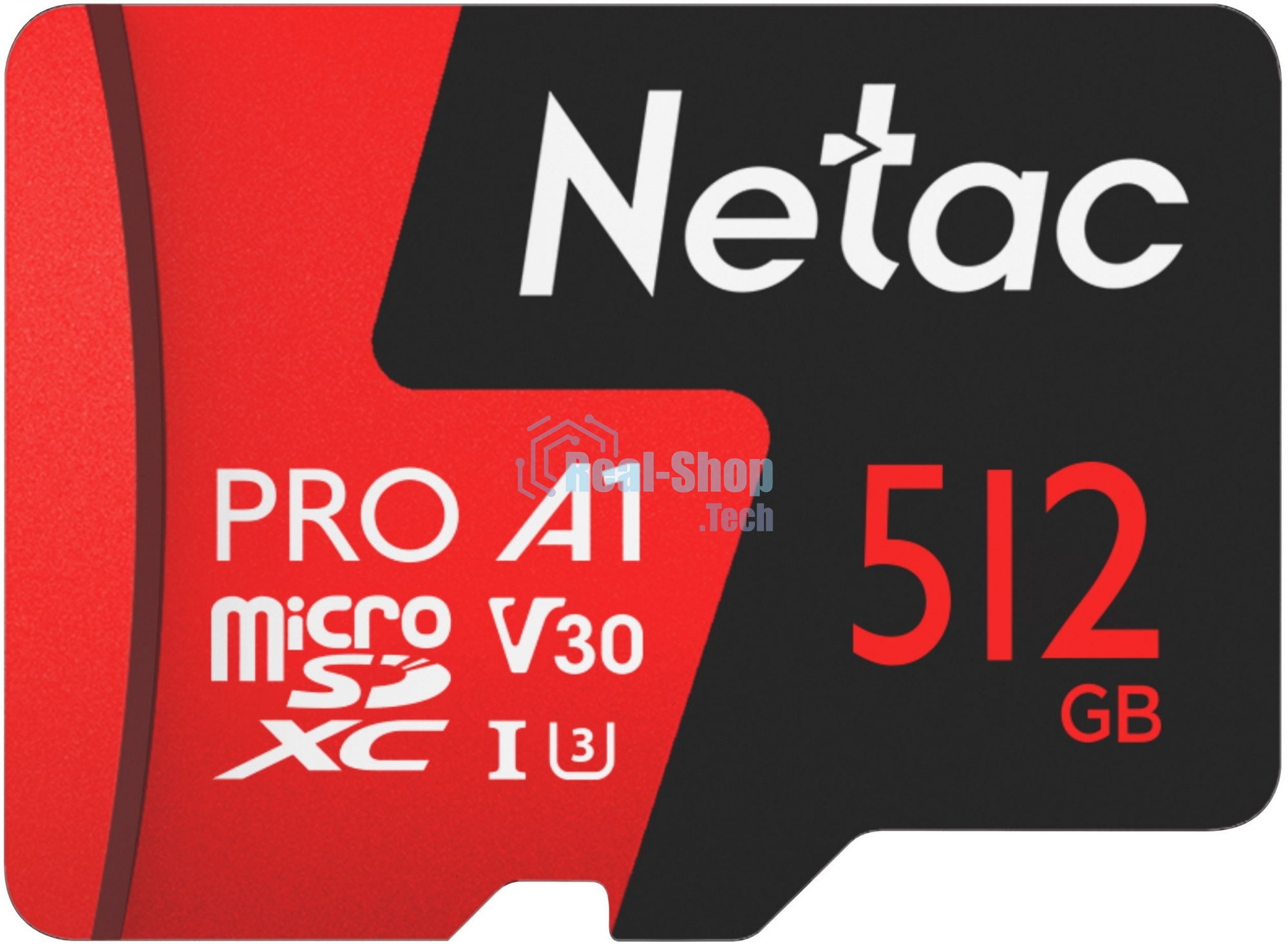 Флеш карта MicroSD card Netac P500 Extreme Pro 512Gb, retail version w/SD adapter
