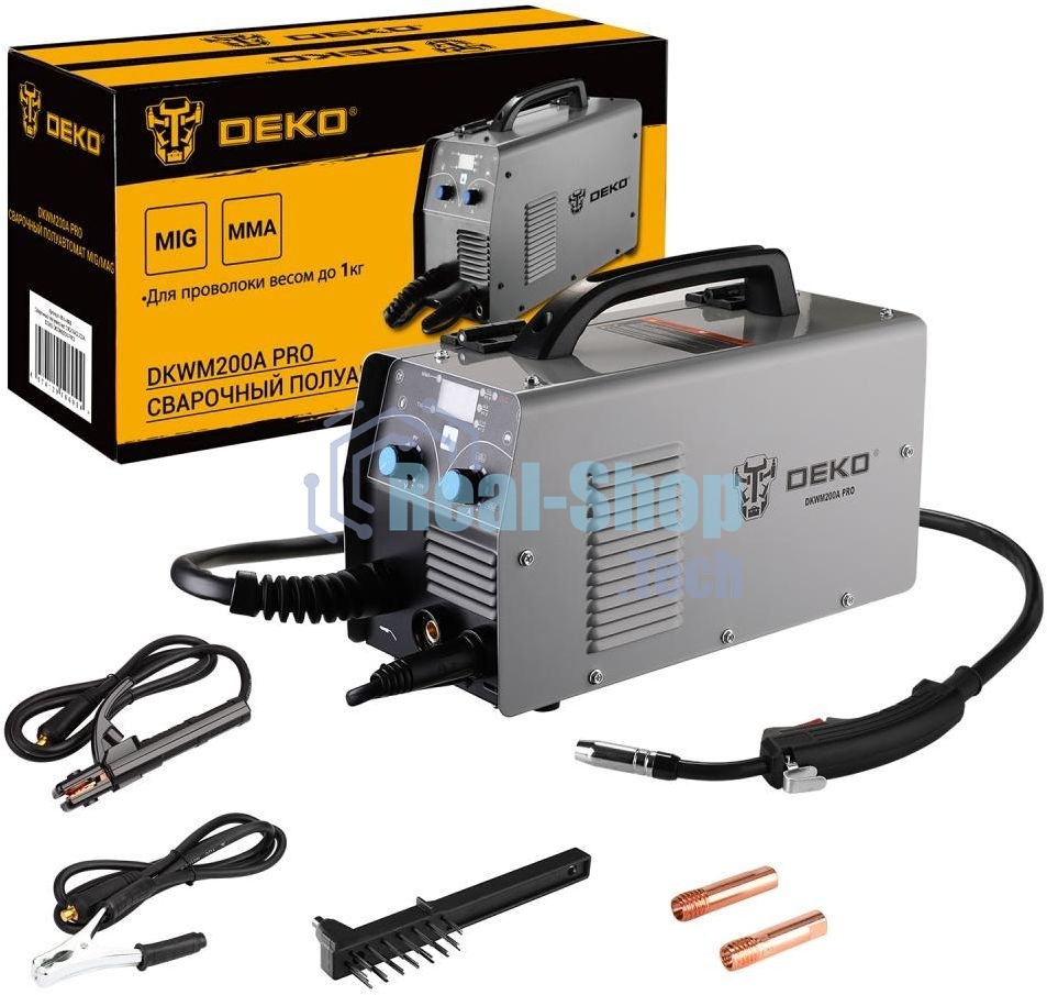 Сварочный полуавтомат Deko DKWM200A MIG-MAG/ММА 5.6кВт