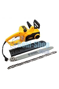 Пила цепная электрическая Denzel EDS-2200P 2,2кВт, поперечная, шина 45см, шаг 3/8, паз 1,3 мм, 63 зв