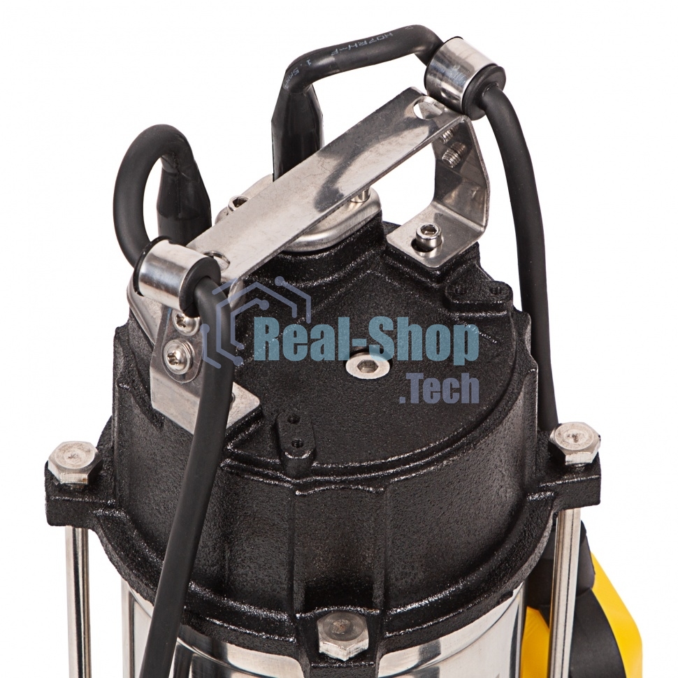 Фекальный насос Denzel FP1800-KS, 1800 Вт, напор 17 м, 26000 л/ч, нож-измельчитель 99806